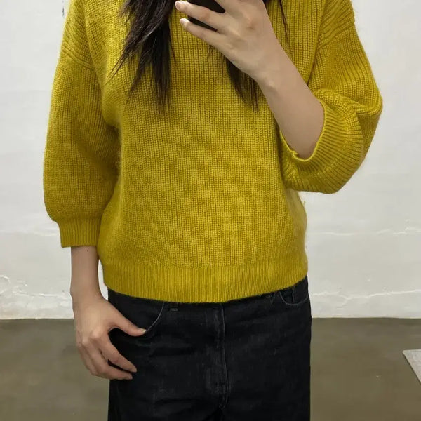 [BUNJANG] 3.1 Phillip Lim Mustard Wool Knit Sweater Size S / 3.1 필립림 머스타드 울 니트 S