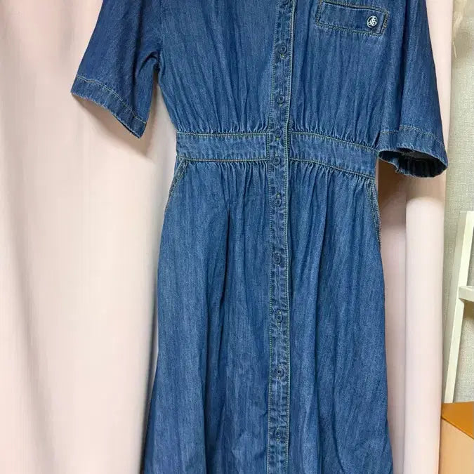 [BUNJANG] Jucy Judy Denim Shirt Dress / Jucy Judy 데님 셔츠 원피스