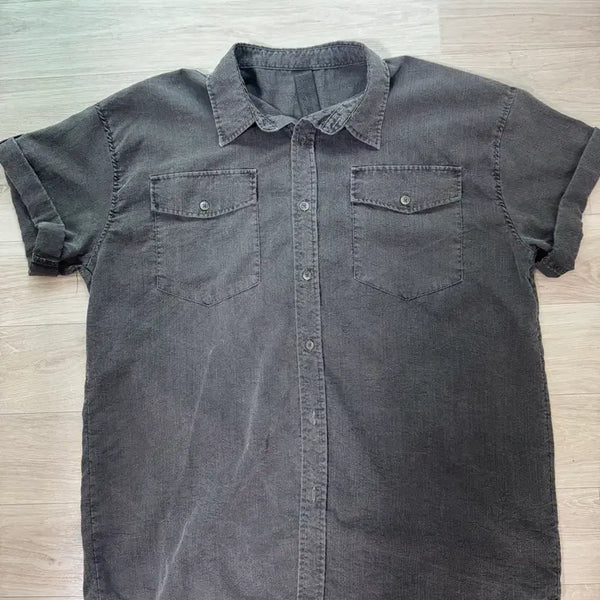 [BUNJANG] Coup De Effet Camila Two-Pocket Roll-Up Short-Sleeve Shirt L / 코프위 카밀라 투포켓 롤업 반팔 셔츠 L