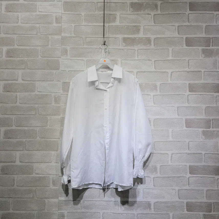 [BUNJANG] White Shirt Free Size / ㅈ251 화이트 셔츠 F