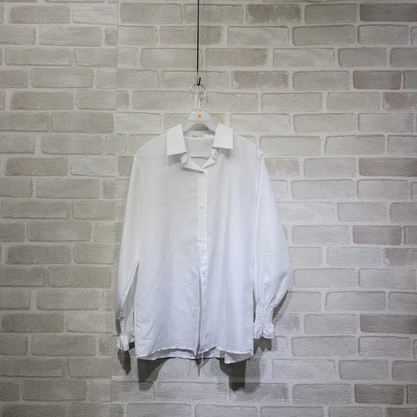 [BUNJANG] White Shirt Free Size / ㅈ251 화이트 셔츠 F