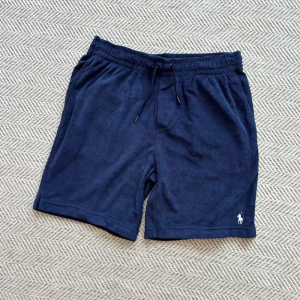 [BUNJANG] Polo Ralph Lauren Navy Terry Shorts / 폴로 랄프로렌 네이비 테리 반바지