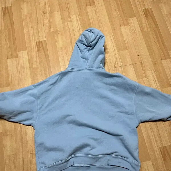 [BUNJANG] Akimbo Club Baby Blue Hoodie / 아킴보클럽 후드티 베이비블루