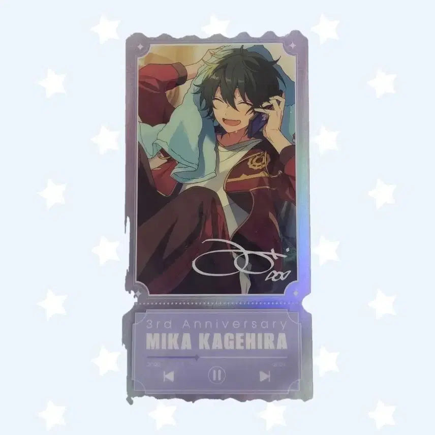 [BUNJANG] Mika Kagehira 3rd Anniversary Acrylic Ticket / 카게히라 미카 3주년 아크릴 티켓