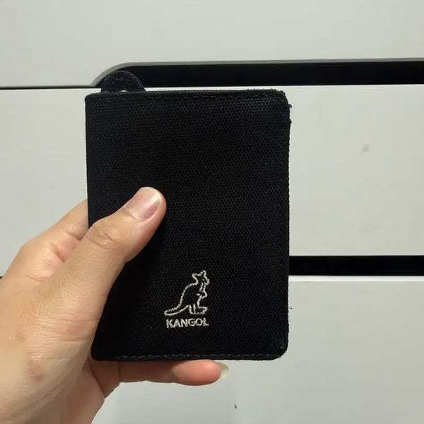 [BUNJANG] Kangol Bifold Wallet Black / 캉골 반지갑 새제품