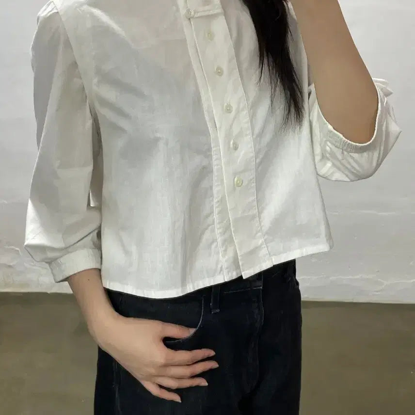 [BUNJANG] NEITHERS White Blouse / NEITHERS 화이트 블라우스 1
