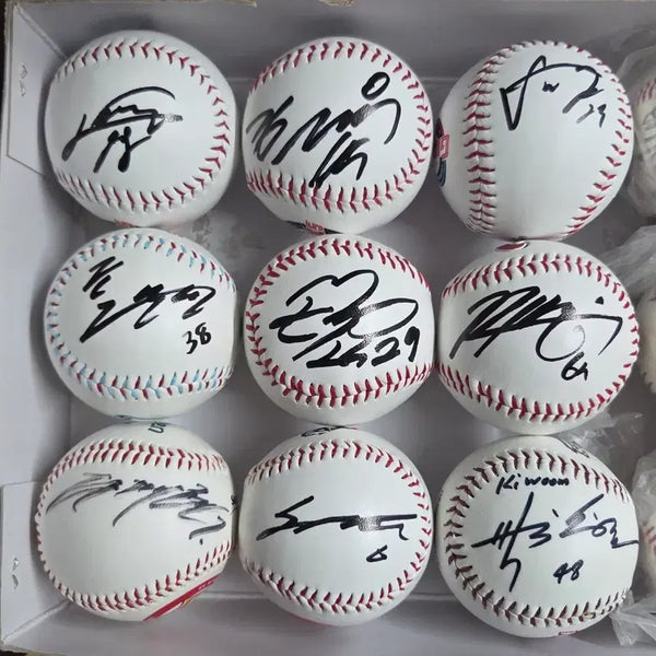 [BUNJANG] Autographed Baseball Collection / 야구공 로고볼 싸인볼