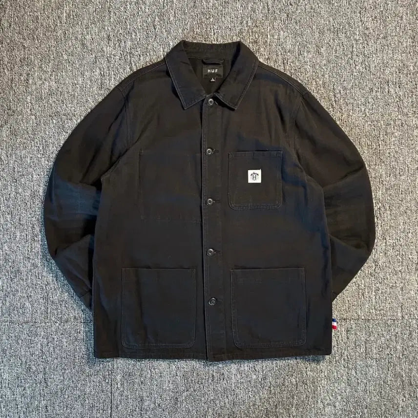 [BUNJANG] Thrasher x HUF Black Core Jacket L / 트레셔X허프 블랙 코어 자켓 L