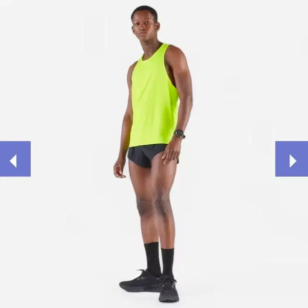 [BUNJANG] Decathlon Singlet 900 Perforated Running Sleeveless Fluorescent / 데카트론 싱글렛 900 무타공  런닝 민소매 형광