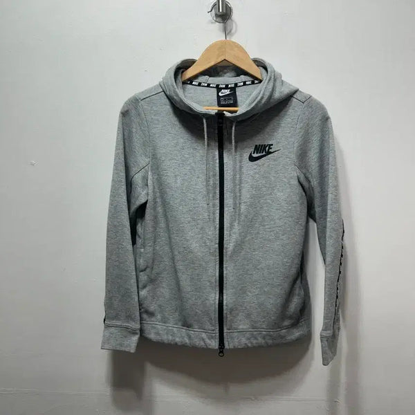 [BUNJANG] Nike Hooded Zip-up Sweatshirt Grey S / 나이키 후드 집업 그레이 S