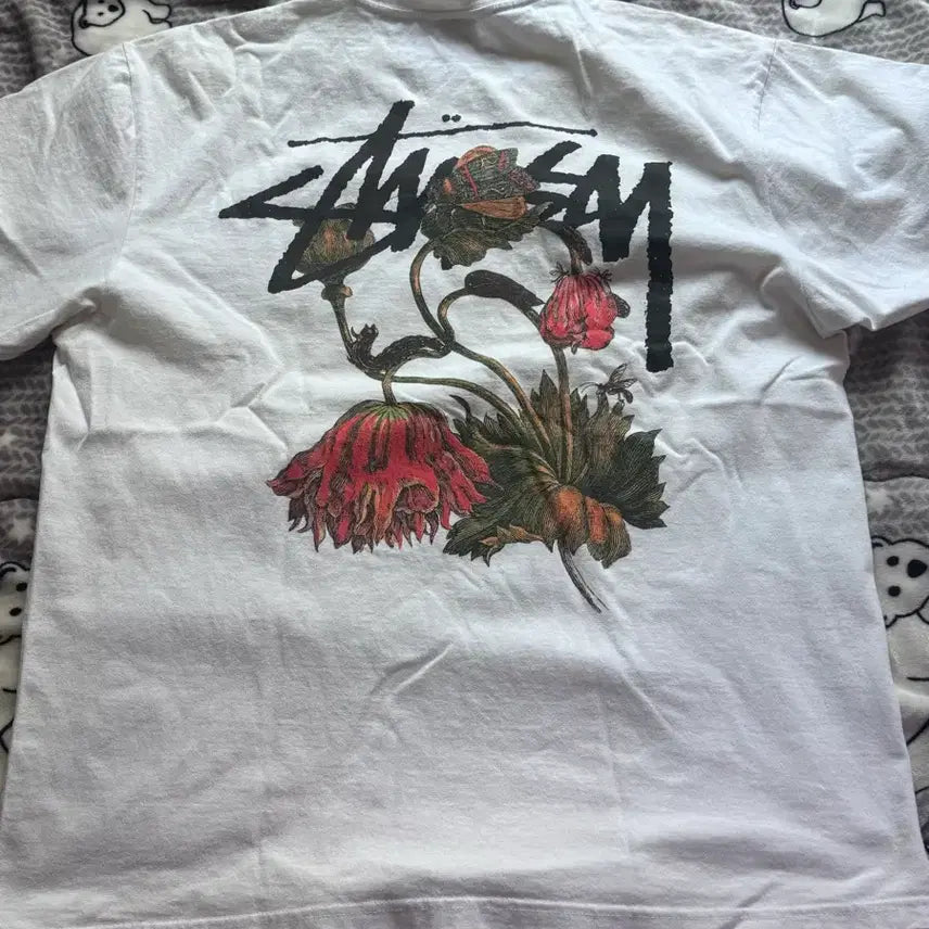 [BUNJANG] Stussy Wizard Flower T-Shirt White / 스투시 위더드 플라워 티셔츠 (화이트L)