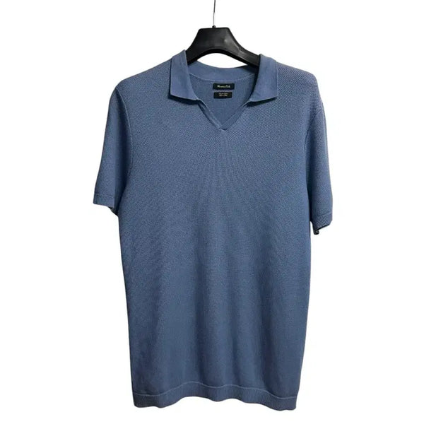 [BUNJANG] Massimo Dutti Cotton Knit Polo Shirt (L) / 마시모두띠 코튼 카라 니트 L size