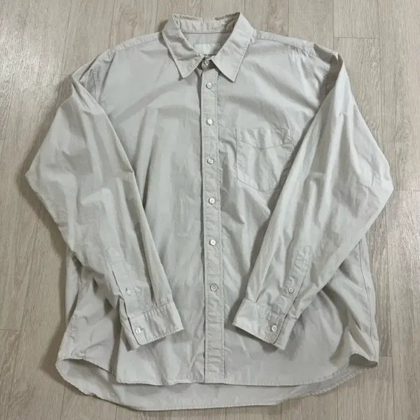 [BUNJANG] Atelier Del Dio Typewriter Comfort Shirt XL Gray Beige / 아틀리에델디오 컴포트셔츠 XL 그레이지