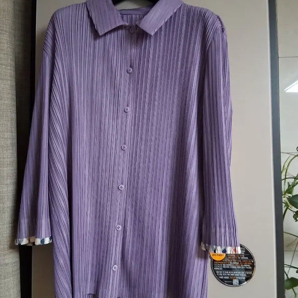 [BUNJANG] Daks Lady Violet Pleated Blouse / 닥스레이디 바이올렛 플리츠 블라우스