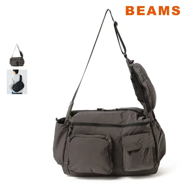 [BUNJANG] BEAMS Heart Utility Pocket Shoulder Bag / 빔즈 하트 유틸리티 포켓 숄더백