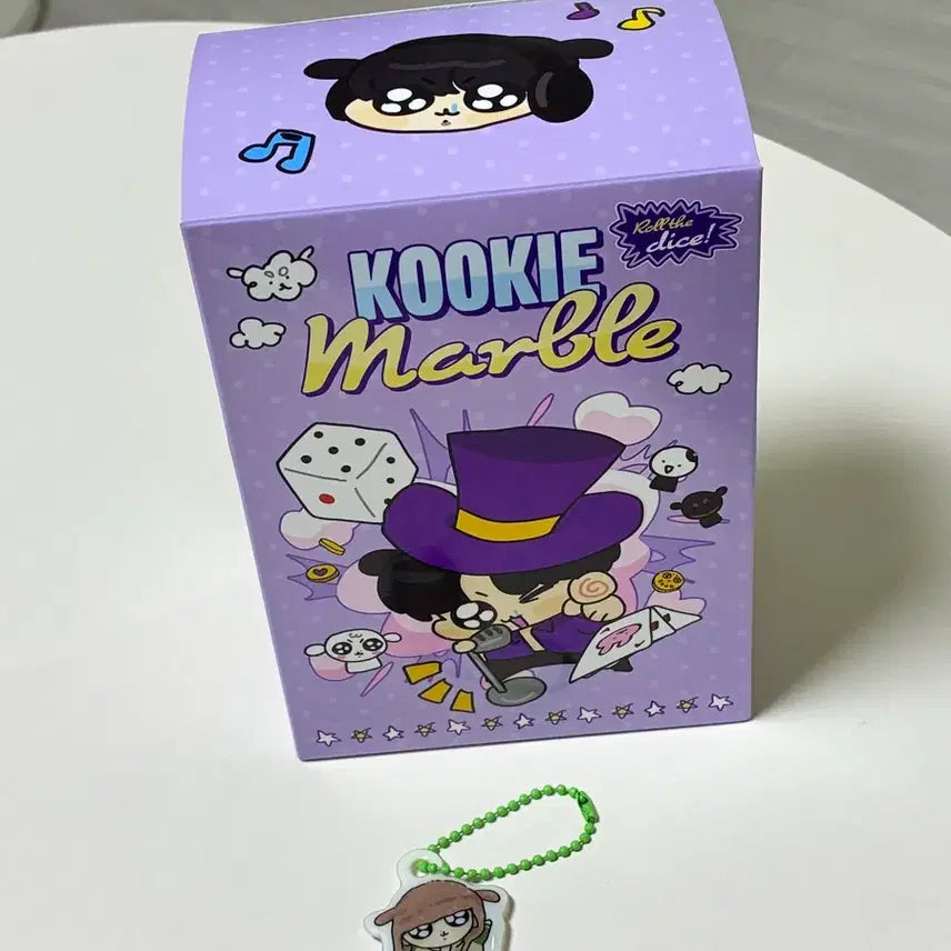 [BUNJANG] BTS Jungkook Comeback Celebration Cafe Exclusive Marble Box + Jungkook Keychain / 방탄소년단 컴백기념 생일카페 꾸기의 마블 특전박스+정국키링