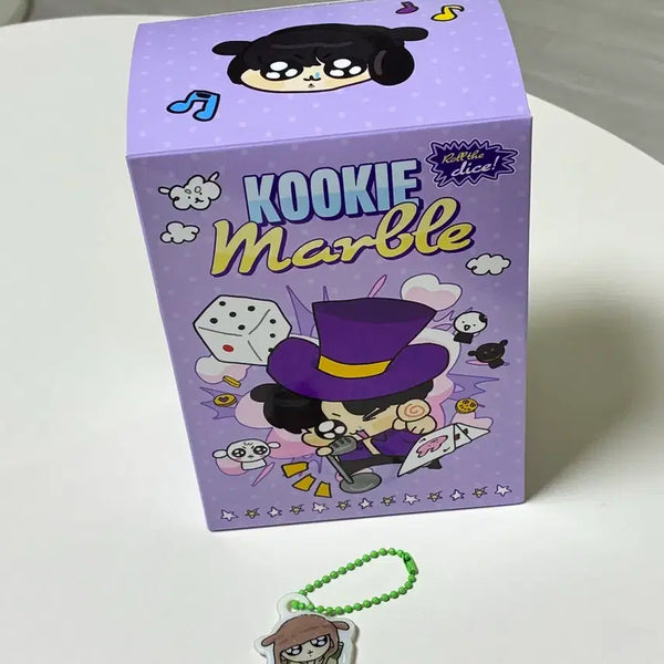 [BUNJANG] BTS Jungkook Comeback Celebration Cafe Exclusive Marble Box + Jungkook Keychain / 방탄소년단 컴백기념 생일카페 꾸기의 마블 특전박스+정국키링