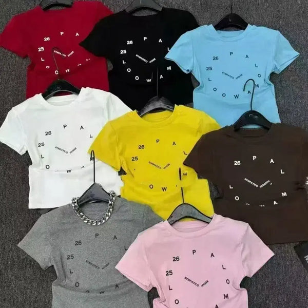 [BUNJANG] Shoulder Pad Short Sleeve T-Shirt / (새상품)원단 쫀쫀한 어깨뽕 시계 반팔티