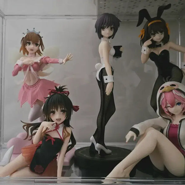 [BUNJANG] Bicute Anime Girl Figure 5-Piece Bundle Set / 미소녀 피규어 5종 일괄 bicute 데스크탑 큐트 초전자포