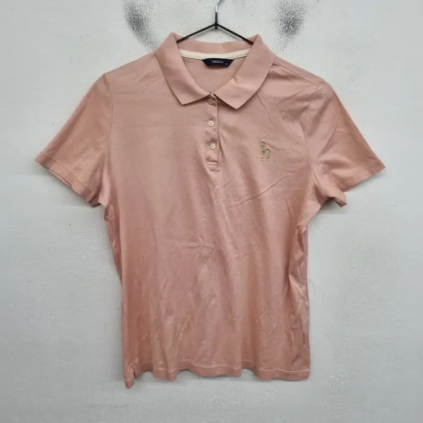 [BUNJANG] Hazzys Women's Half Sleeve Polo Shirt Size 66 / [여성66 size] 헤지스 반팔 카라티