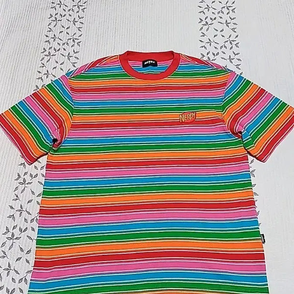[BUNJANG] NERDY Short-Sleeve T-Shirt / 널디 반팔 100 가슴53 기장68