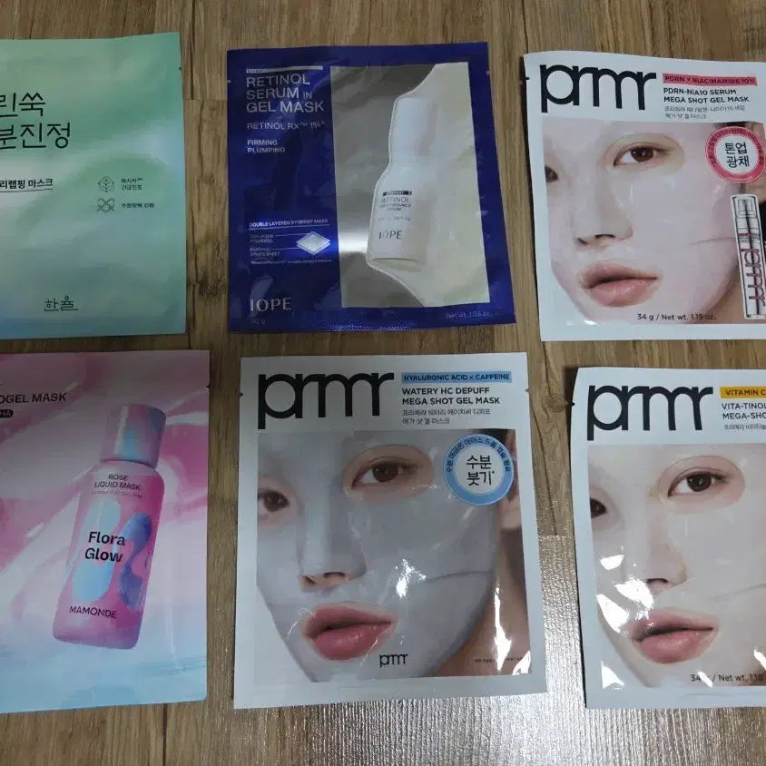[BUNJANG] HanAll, IOPE, Mamonde, Primera Gel Mask Set / 겔 마스크팩  - 한율, 아이오페, 마몽드, 프리메라