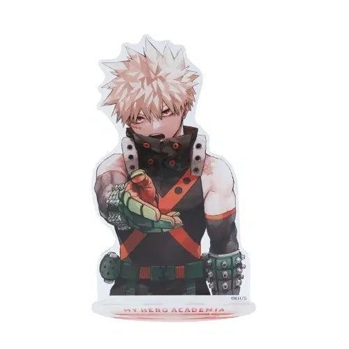 [BUNJANG] Bakugo JCS Mega Acrylic Stand & Can Badge Set (Sealed) / 미개봉 바쿠고 jcs 메가아크릴+캔뱃지