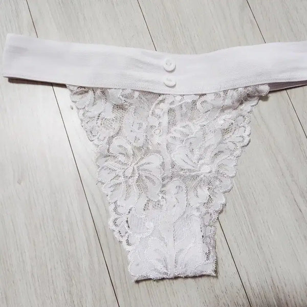 [BUNJANG] Women's Lace T-Panty Underwear (M) / 레이스 여성 티팬티 속옷- 중고