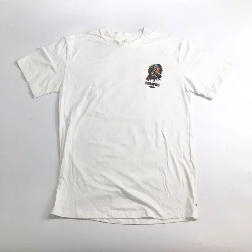 [BUNJANG] Point Logo Short Sleeve T-Shirt / 포인트 로고 반팔