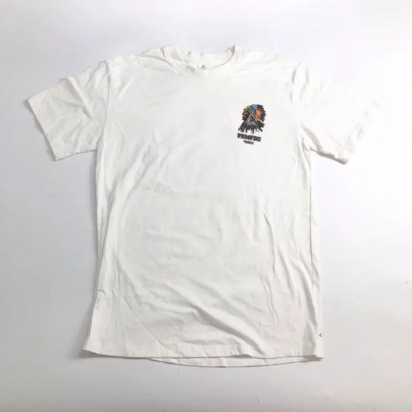 [BUNJANG] Point Logo Short Sleeve T-Shirt / 포인트 로고 반팔