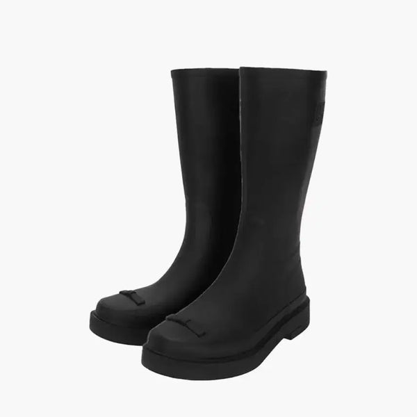 [BUNJANG] Magishood Ribbon Rubber Boots (Size 37) / 마지셔우드 부츠 리본 러버부츠 37