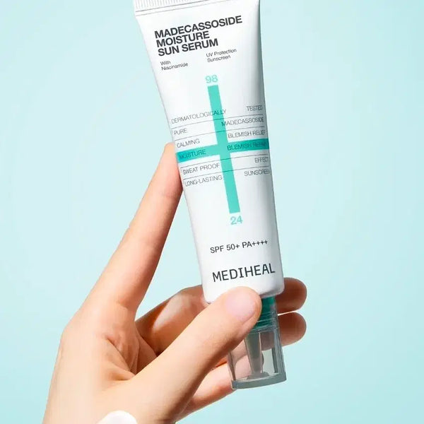 [BUNJANG] Mediheal Madecassoside Moisture Sun Serum SPF 50+ PA++++ / 새제품))메디힐 마데카소사이드 수분 선세럼