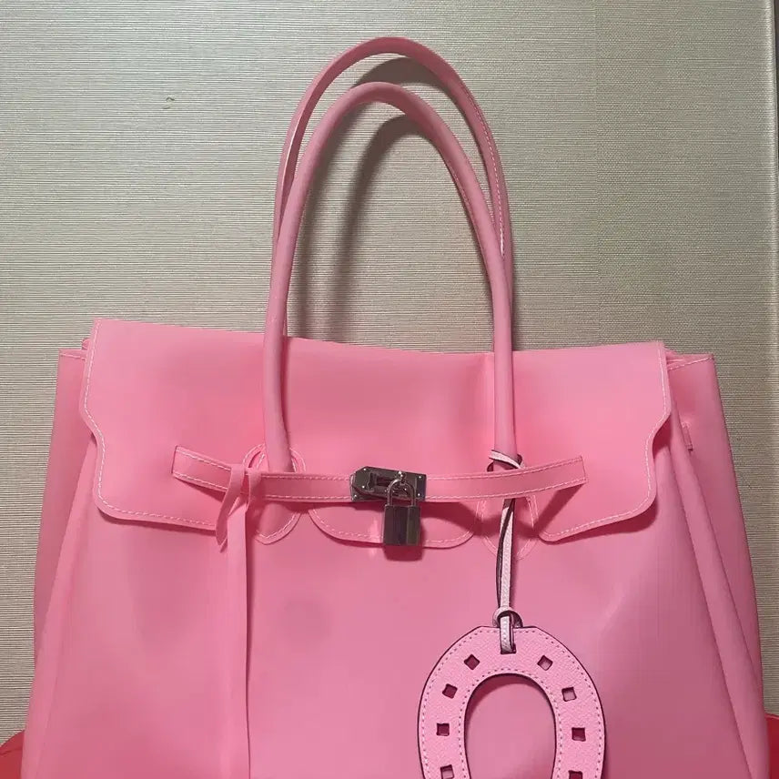 [BUNJANG] Pink Jelly Bag Tote Shoulder Bag / 핑크 젤리백(고퀄)