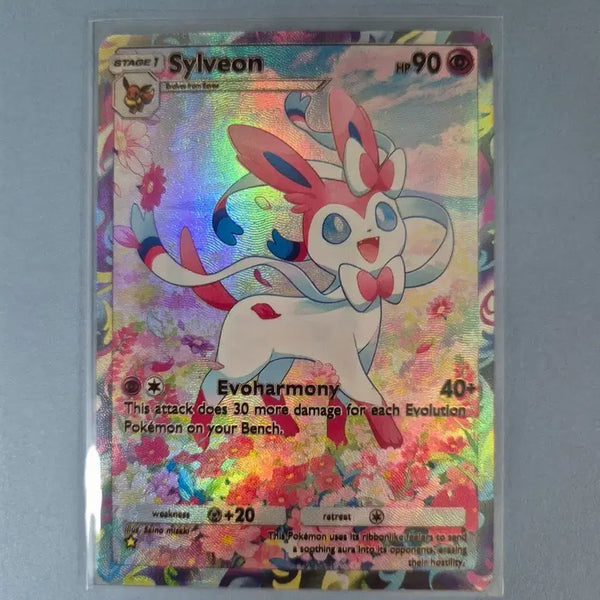 [BUNJANG] Custom Handmade Sylveon Pokemon Card (English Version) / 포켓몬 포켓 이브이가든 님피아 영문판 수제카드