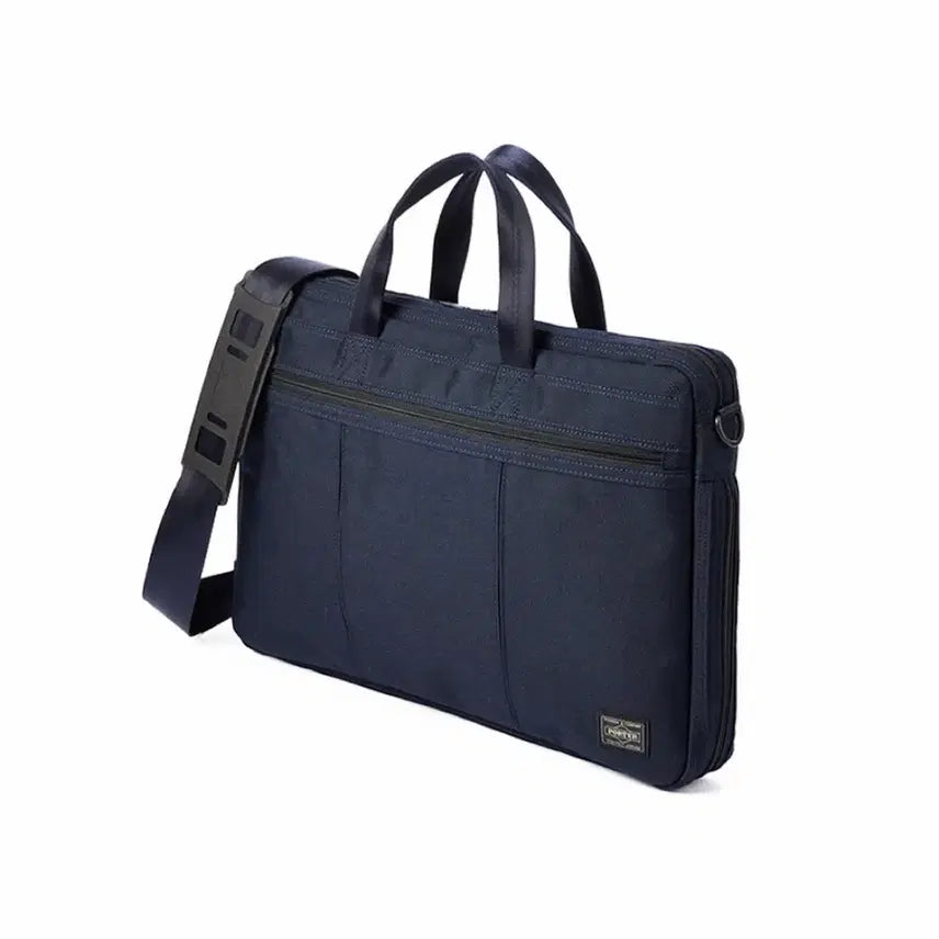 [BUNJANG] Yoshida Porter TENSION 2-Way Briefcase Navy / 요시다포터 2-way 브리프케이스 PORTER TENSION 네이비