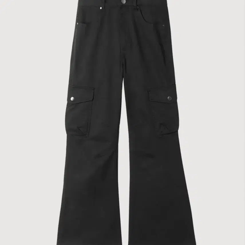 [BUNJANG] Mixxo Women's Black Cargo Bootcut Summer Pants M / 새상품) Mixxo 미쏘 여성 블랙 카고팬츠 부츠컷 여름바지 M