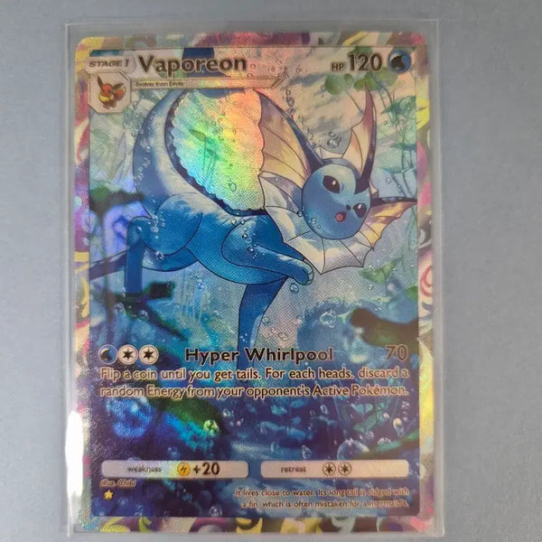 [BUNJANG] Custom Handmade Eevee's Garden Vaporeon Card (Pokémon TCG) / 포켓몬 포켓 이브이가든 샤미드 영문판 수제카드
