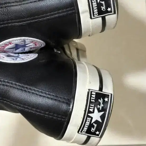 [BUNJANG] Converse Chuck 70 Leather Black (255) / 컨버스 척 70 레더 블랙 255