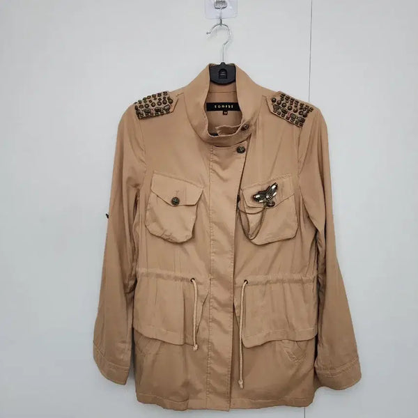 [BUNJANG] EGOIST Women's Khaki Field Jacket / [EGOIST 에고이스트] 90 55 여 야상 점퍼 자켓