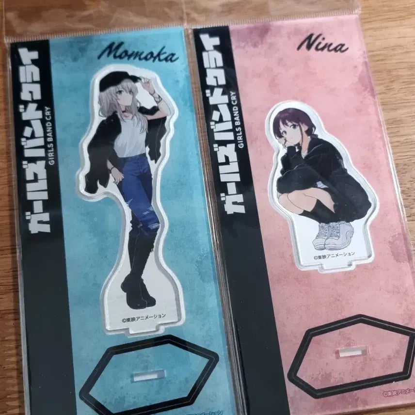 [BUNJANG] Girls Band Cry Nina & Momoka Acrylic Stand Bundle Set / 걸즈밴드크라이 아크릴 스탠드 니나, 모모카 일괄