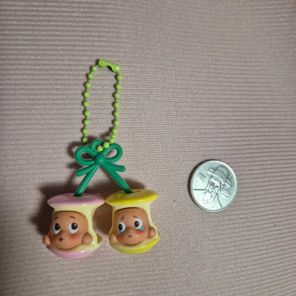 [BUNJANG] Twinkle Keychain with Two Apples / 귀여운트윙클키링