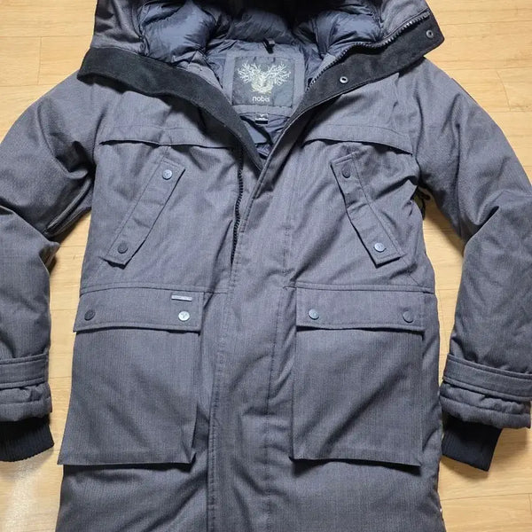 [BUNJANG] NObis Yaty Long Padding Gray XS / XS 노비스야티시롱 패딩 그레이.  상태좋아요.가결절충드려요.