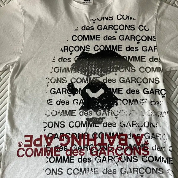 [BUNJANG] Bape x Comme des Garçons Osaka #2 T-Shirt XL / 베이프 x 꼼데가르송 반팔