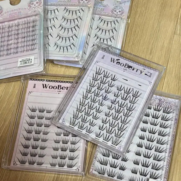 [BUNJANG] Nogloo & Shein Taobao False Eyelashes Bundle / 노글루 우베리 속눈썹 2개 + 쉬인 타오바오 속눈썹 4개 통속눈썹 가닥속