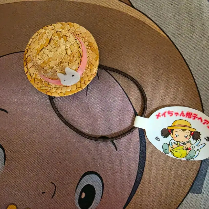 [BUNJANG] Ghibli My Neighbor Totoro Mei's Hair Tie Hat / (정품)지브리 이웃집 토토로 메이 머리끈  메이모자