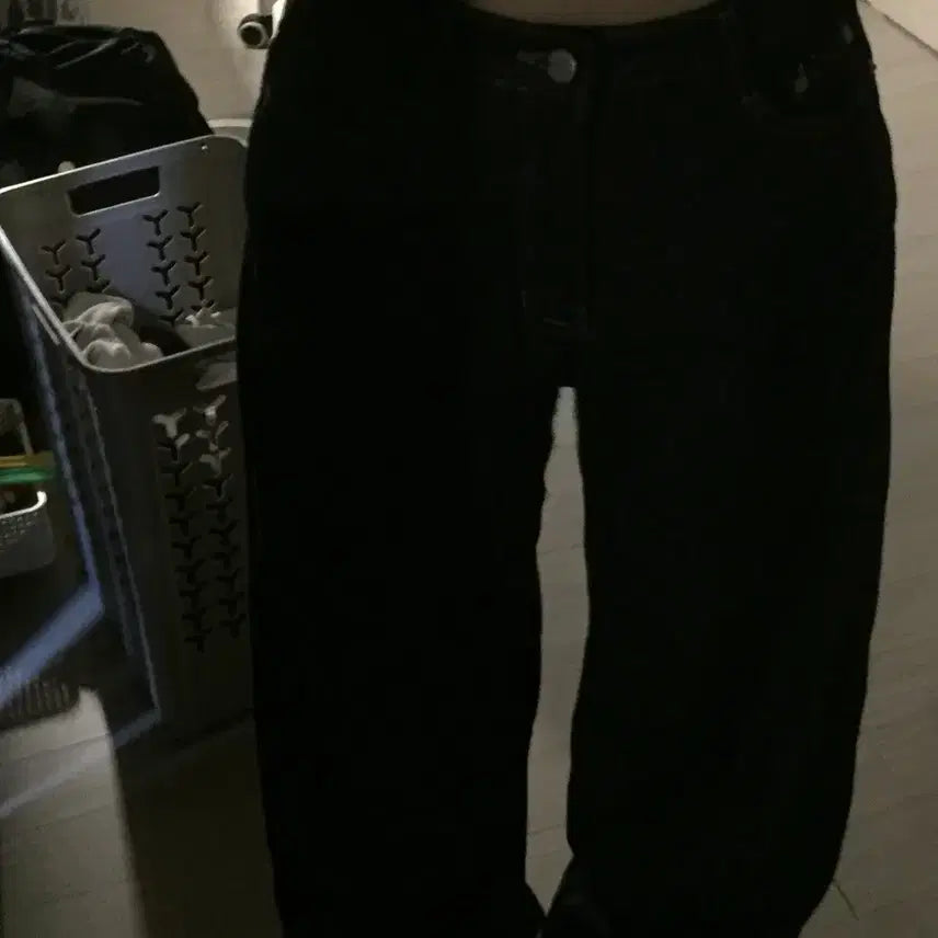 [BUNJANG] Raw Denim Pants / 에이블리 생지 데님 팬츠
