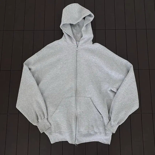 [BUNJANG] Russell Athletic 90s Hoodie Zip-Up Grey / (L) 90s 러셀 후드집업 그레이