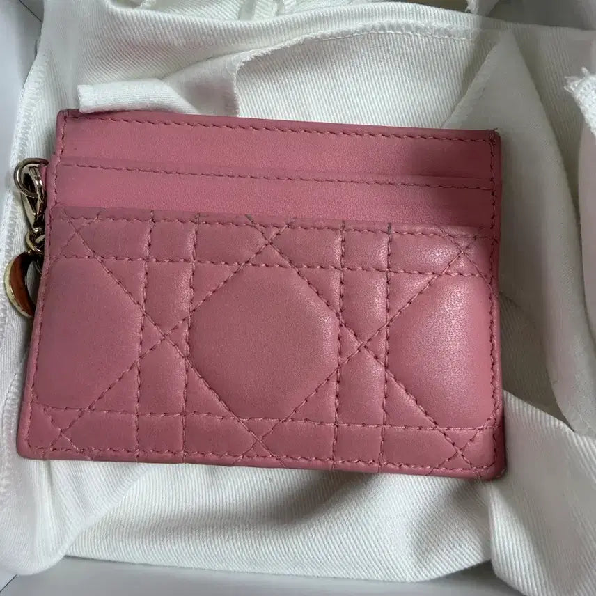 [BUNJANG] Dior Pink Card Holder / 디올 핑크 카드지갑