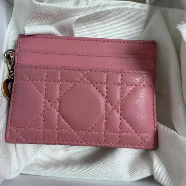 [BUNJANG] Dior Pink Card Holder / 디올 핑크 카드지갑