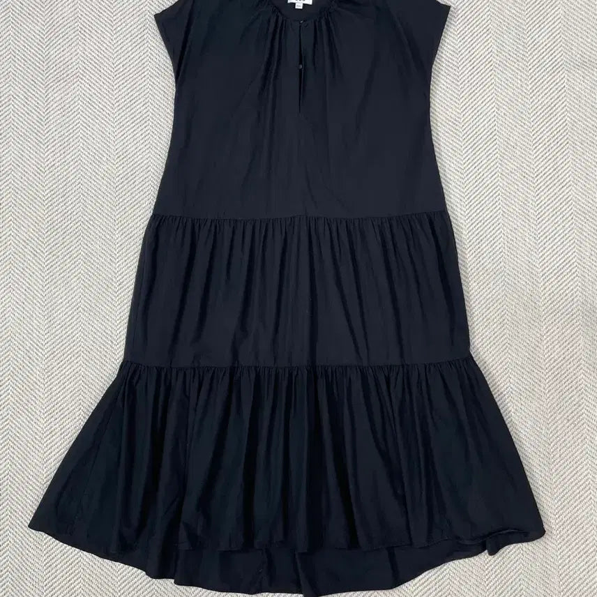 [BUNJANG] COS Black Frill Maxi Dress / COS 블랙 프릴 원피스